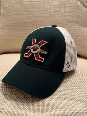 Minnesota Wild NHL 10th Anniversary Zephyr Z Fit Hat/Green White Mesh Side Logo